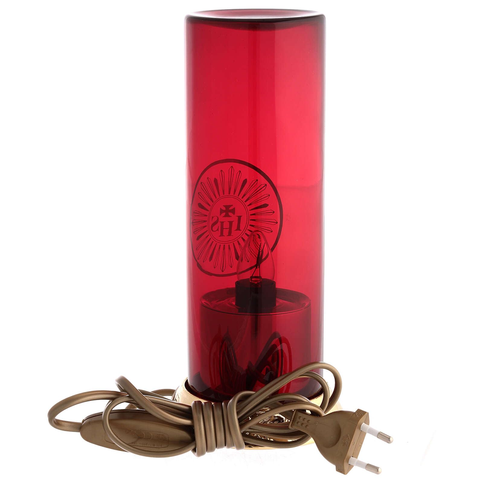Holyart Lampade per il Santissimo: Lampada per Santissimo elettrica ottone dorato