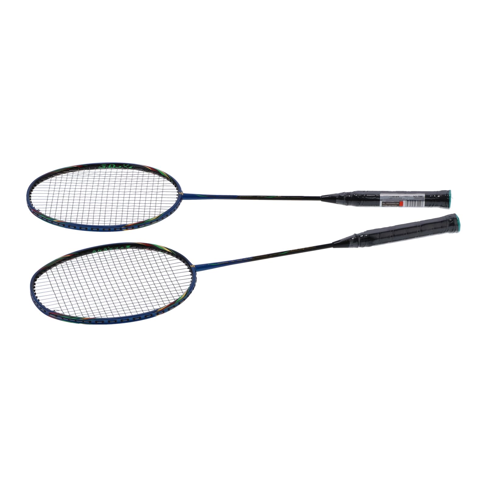 Set di Racchette da Badminton per 2 Giocatori in Composito di Carbonio Leggero per Sport All'aria Aperta per Adulti 2 unità