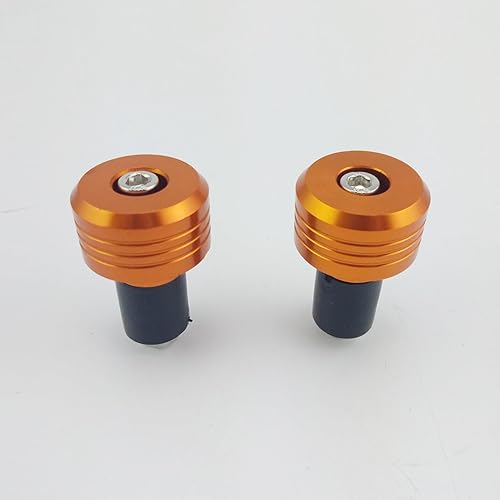 Miniatura 8 de OKSTNO Extremos para manillar de motocicleta, 78 pulgadas, tapas deslizantes, tapones de peso de aluminio CNC (azul)