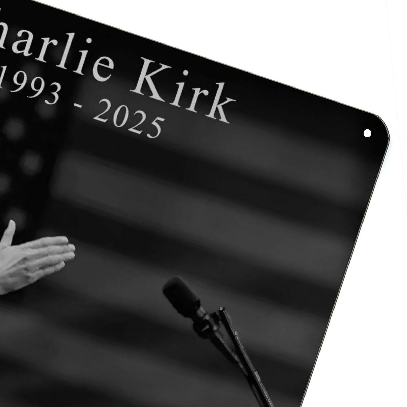 Charlie Kirk Aquarell Leinwand Poster - 20x30cm, Wanddekoration Für Wohnzimmer & Büro