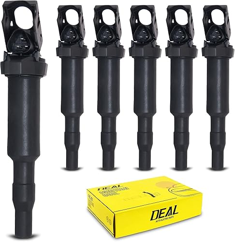 DEAL 6 piezas nueva bobina de encendido compatible con series 1/3/5/6/7/Alpina B6/B7/M3/M5/M6/X3/X5/X6/Z3/Z4 2.2L 2.5L 3.0L 3.2L L6 4.4L 4.8L V8