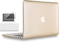 Vista 16 de UESWILL Funda rígida mate 3 en 1 compatible con MacBook Pro (Retina, 13 pulgadas, finales de 2012/2013/2014/principios de 2015), modelo A1425 / Negro