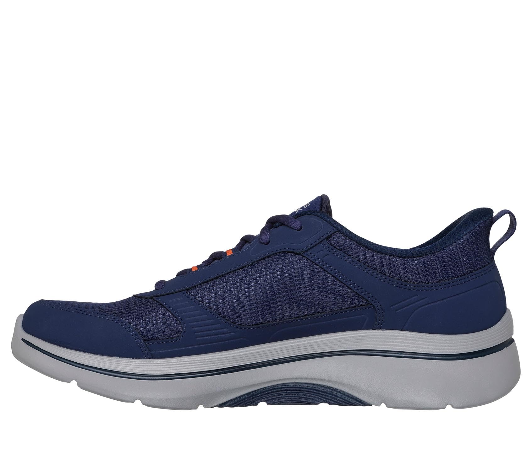 Skechers Women's Grey Men's Go Walk Arch Fit 2.0 Seared Slip-Ins Trainer