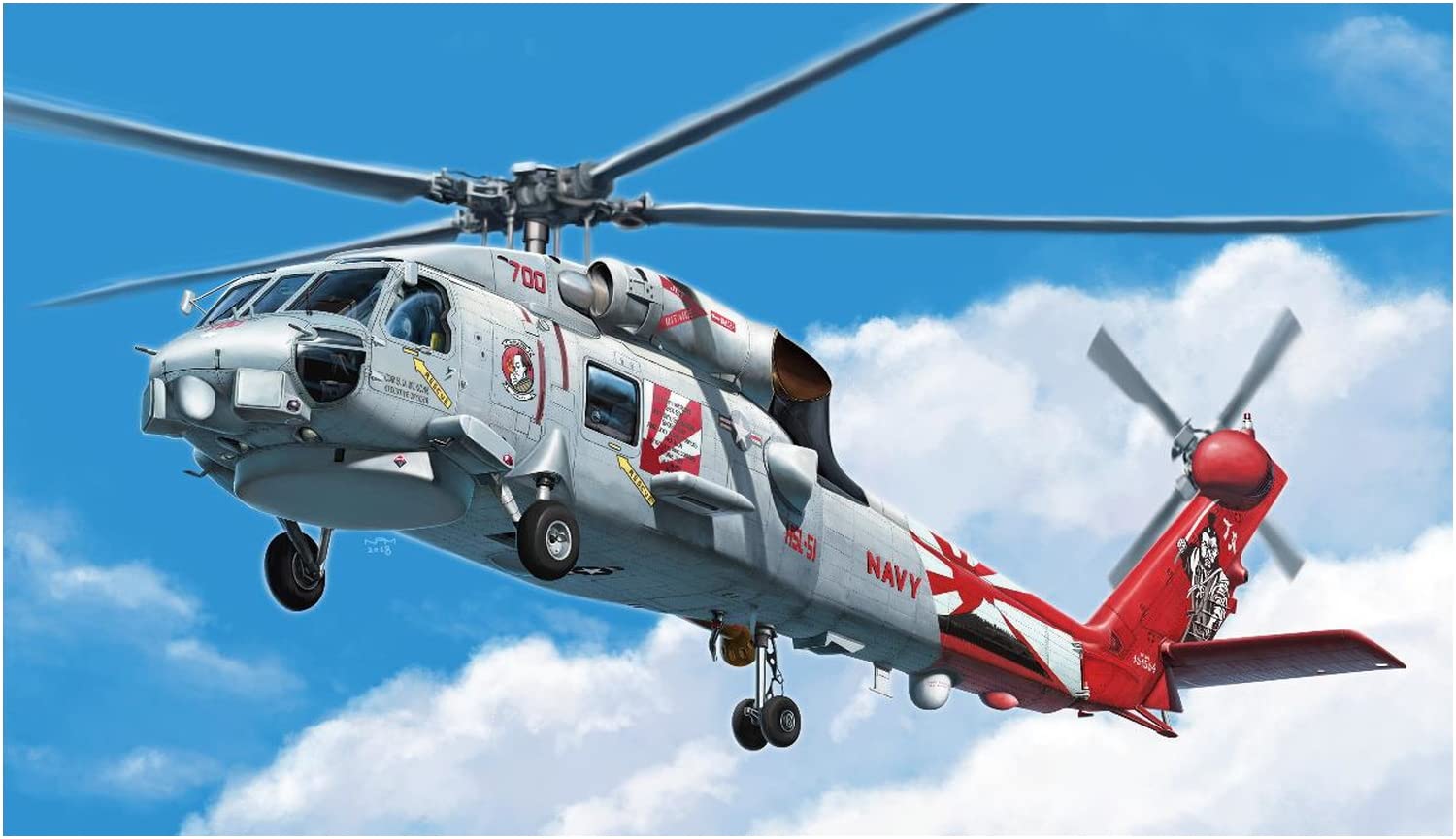 Amazon | ウルフパックデザイン 1/48 アメリカ海軍 SH-60B シーホーク 