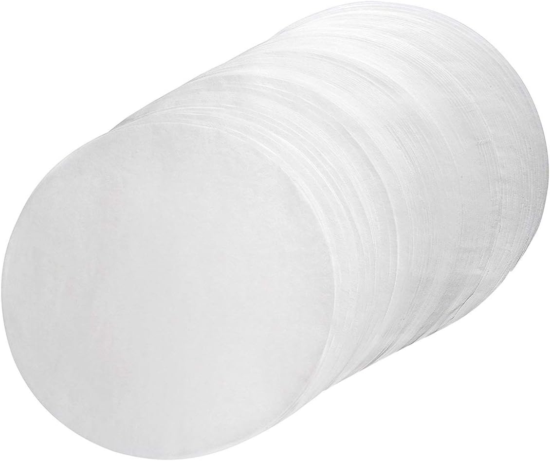 100pcs Parchment Paper Rounds 9 Inch Diameter Precut for Baking - Non-STICK 9'' Cake Pan Liner Circles, Perfect for Cheesecake Pan Springform Pan Bundt Pan Steamer and Air Fryer