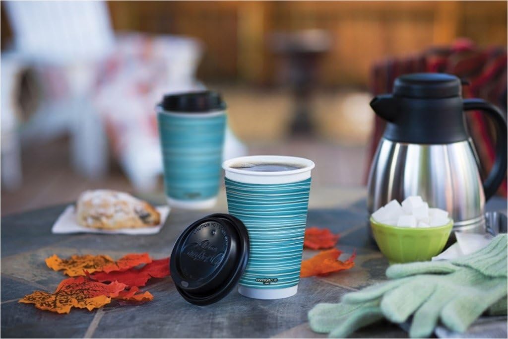 Chinet Comfort Cups & Lids, 16 Ounce, 120 Count