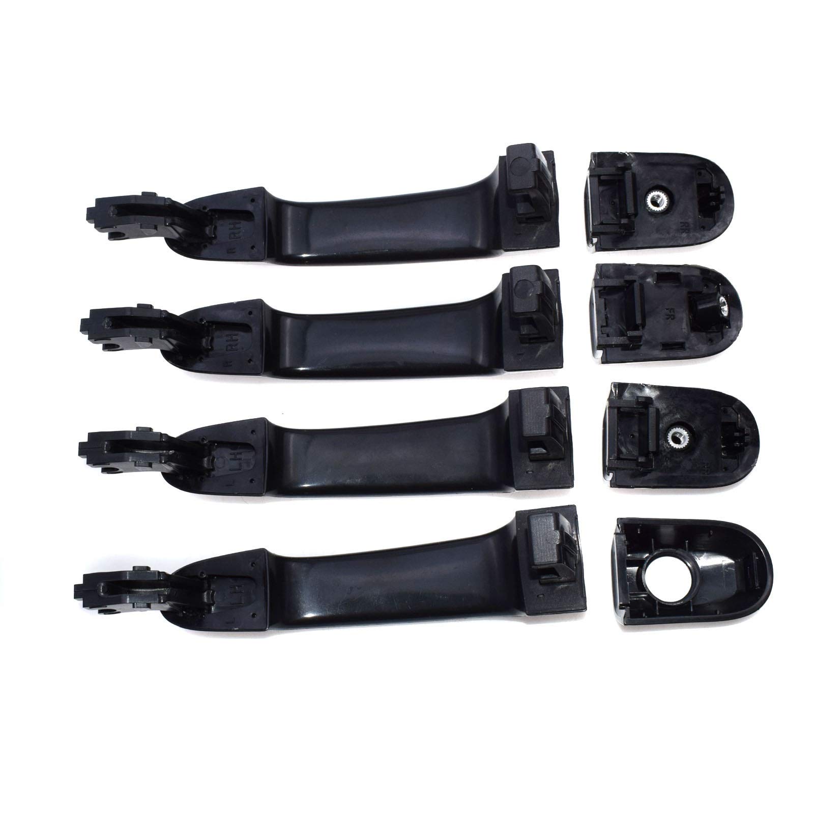 8 sztuk zestaw klamek do drzwi wewnętrznych z przodu tyłu lewego prawego, dla Kia, Sportage 2005-2010 826511F000 836611F000 826101F010