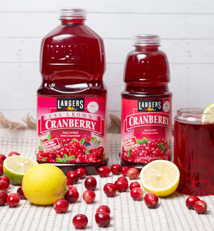 Miniatura 4 de Langers Cóctel de jugo de arándano, 32 onzas líquidas (paquete de 12)