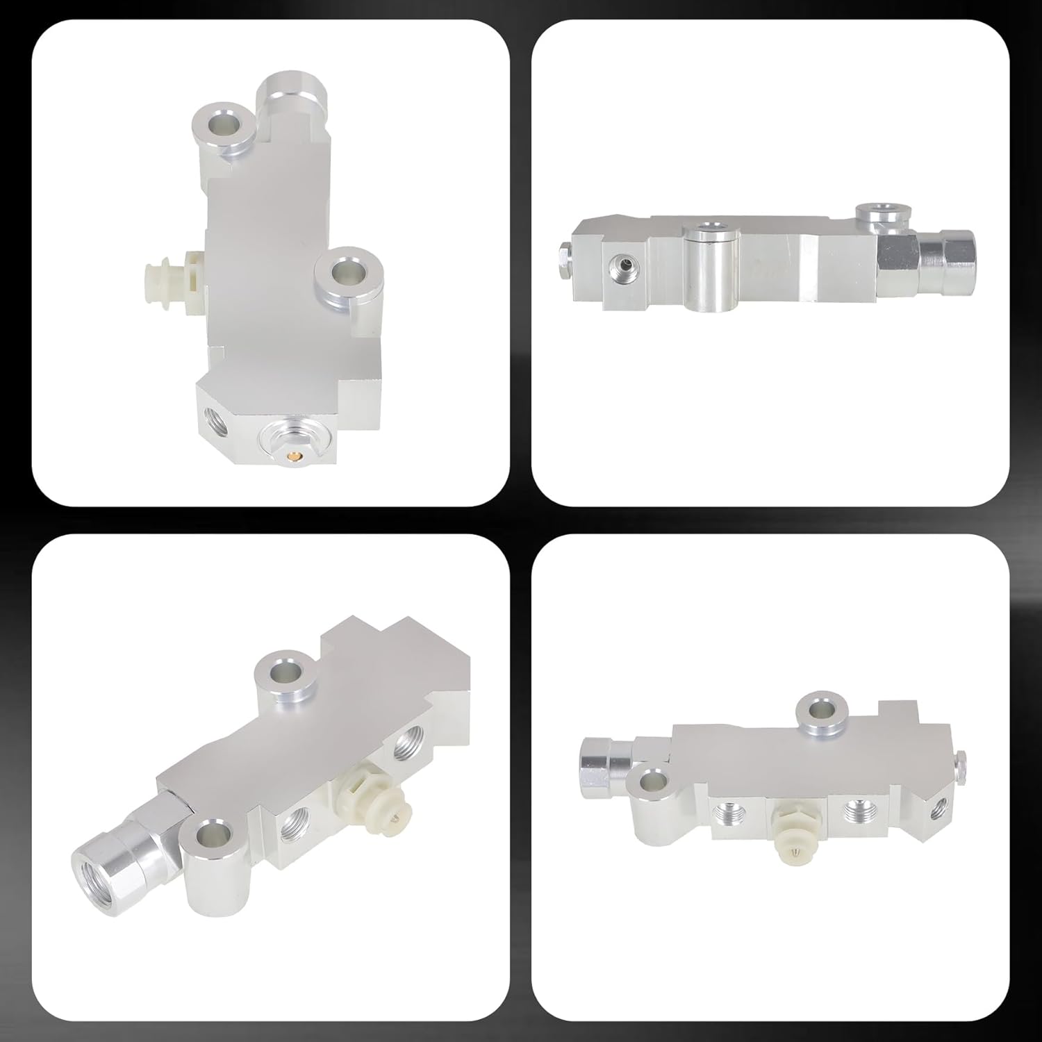 WFLNHB Aluminum Combination Proportioning Valve Disc Disc Replacement for Ford Chevy GM 14041636