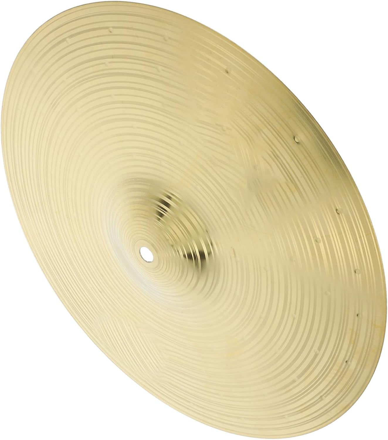 Vaguelly Copper Plated Crash Cymbals 13.77 Inch Alloy Drum Cymbal Set for Jazz Drum Kits Practice and Acoustic Performance 35x35cm