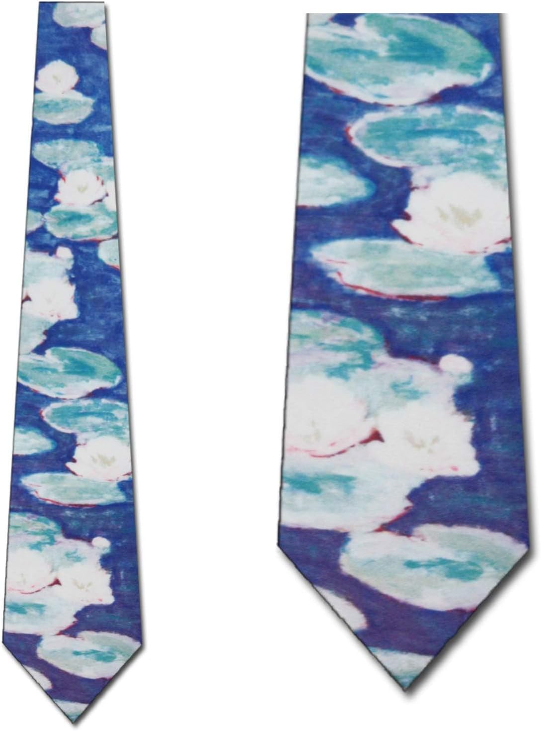 Three Rooker Water Lillies Ties Art Tie Monet Neckties