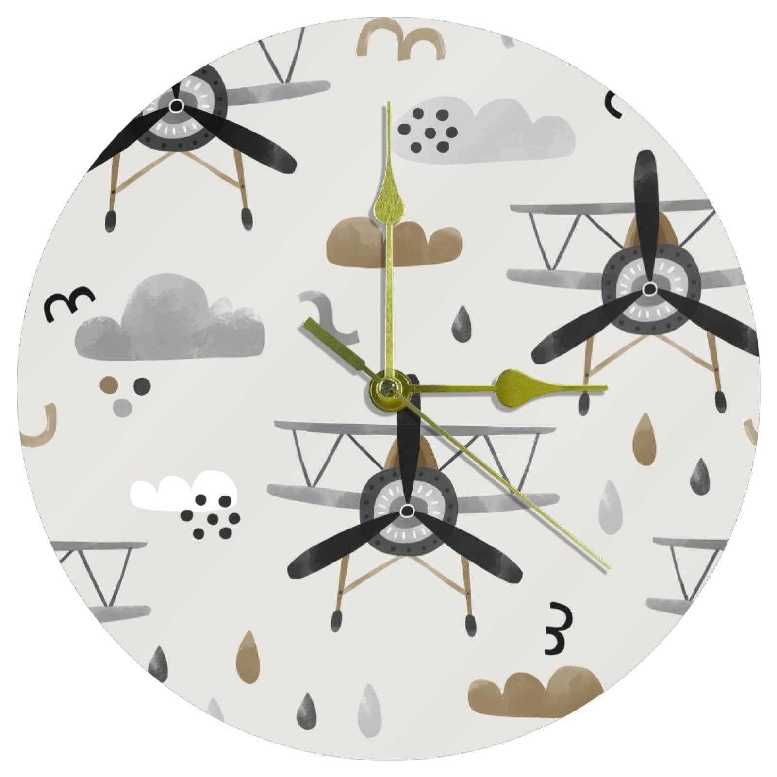 Horloge murale en acrylique 24 cm pour une deco moderne