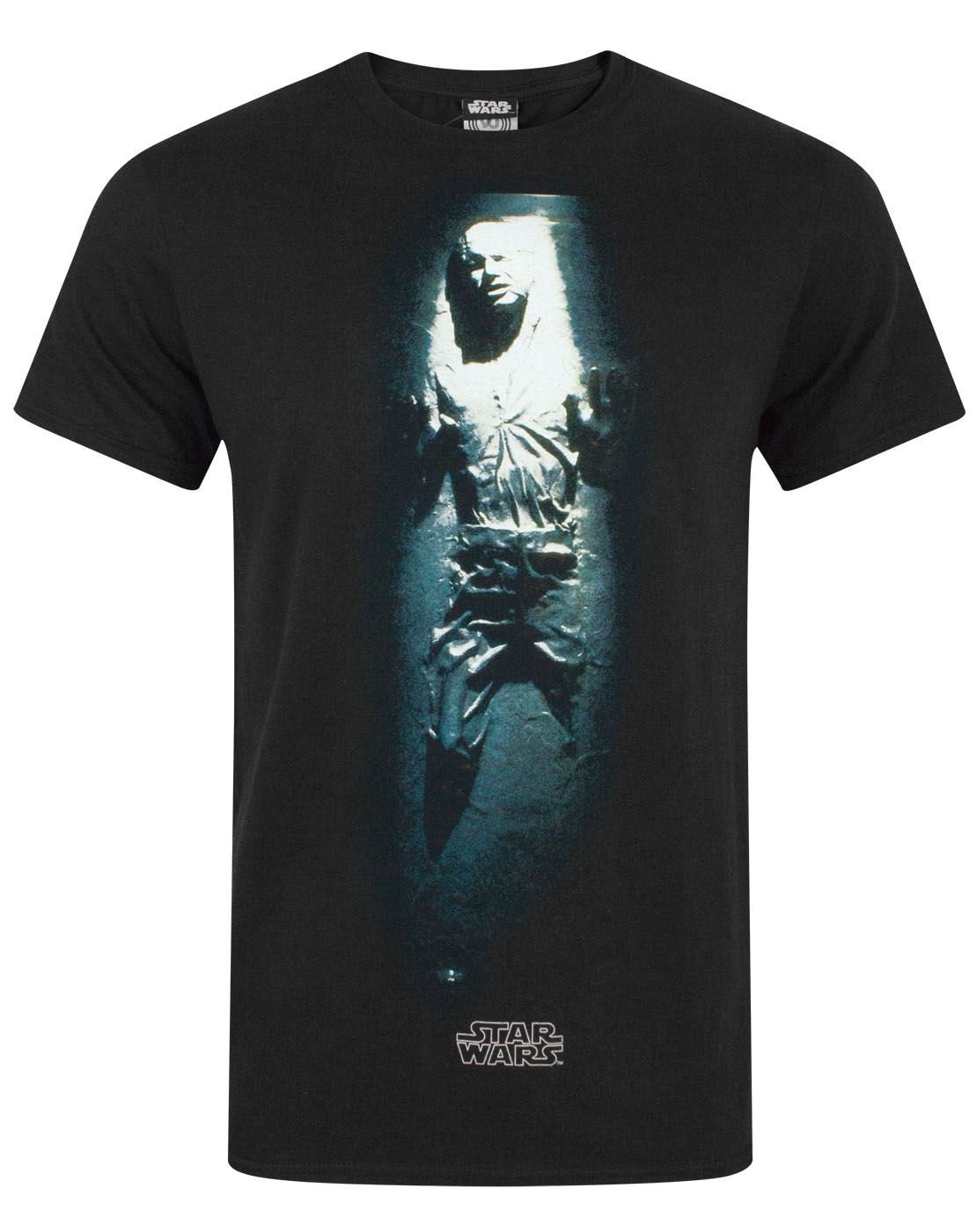 Star Wars Men's T-Shirt - Han Solo Carbonite - Black - Small