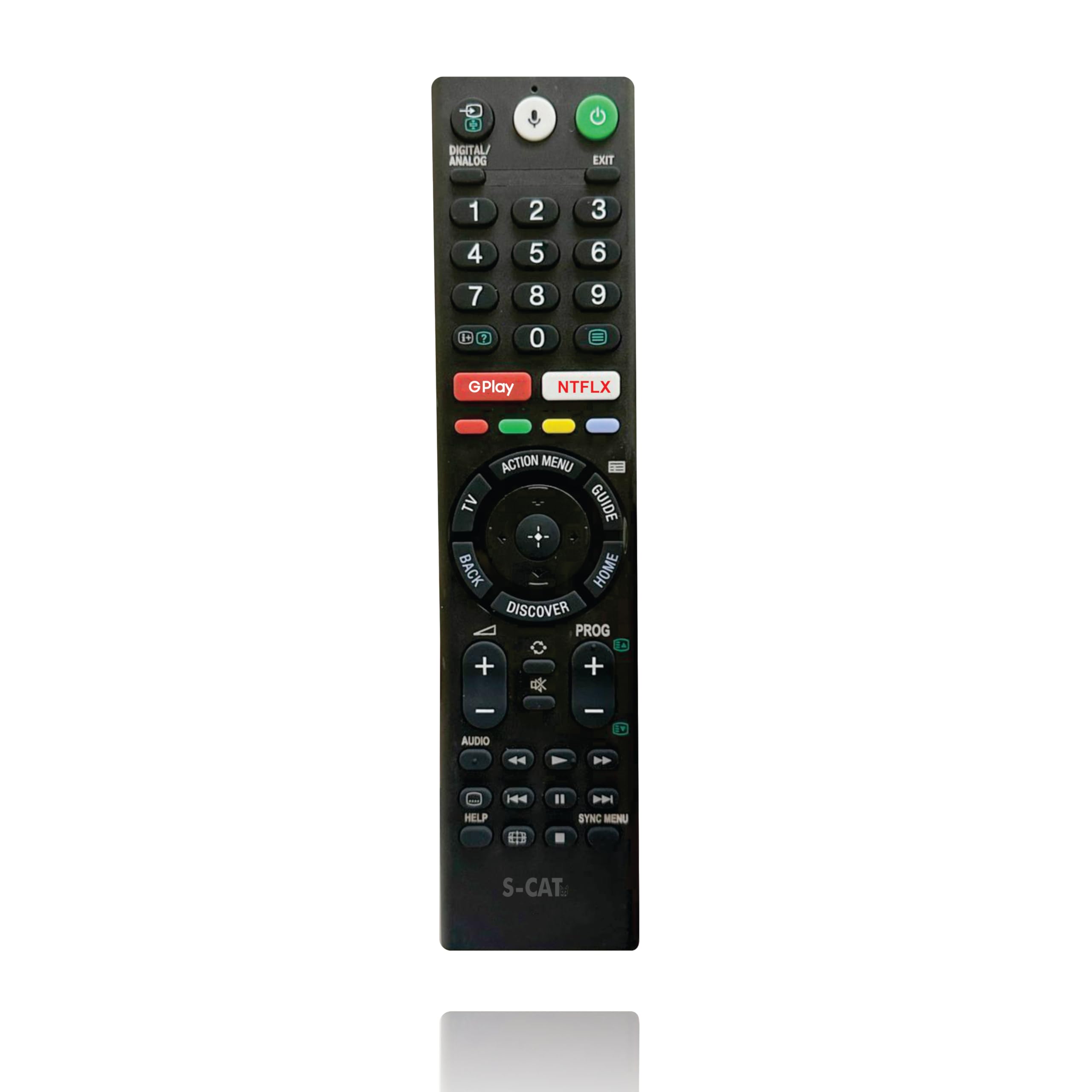 S-CAT Compatible with Sony TV Remote Control Model RMF-TX200P with Bluetooth Voice Command Suitable for 4K Smart LED UHD OLED QLED Android Bravia Television - Pairing Must!-image-35