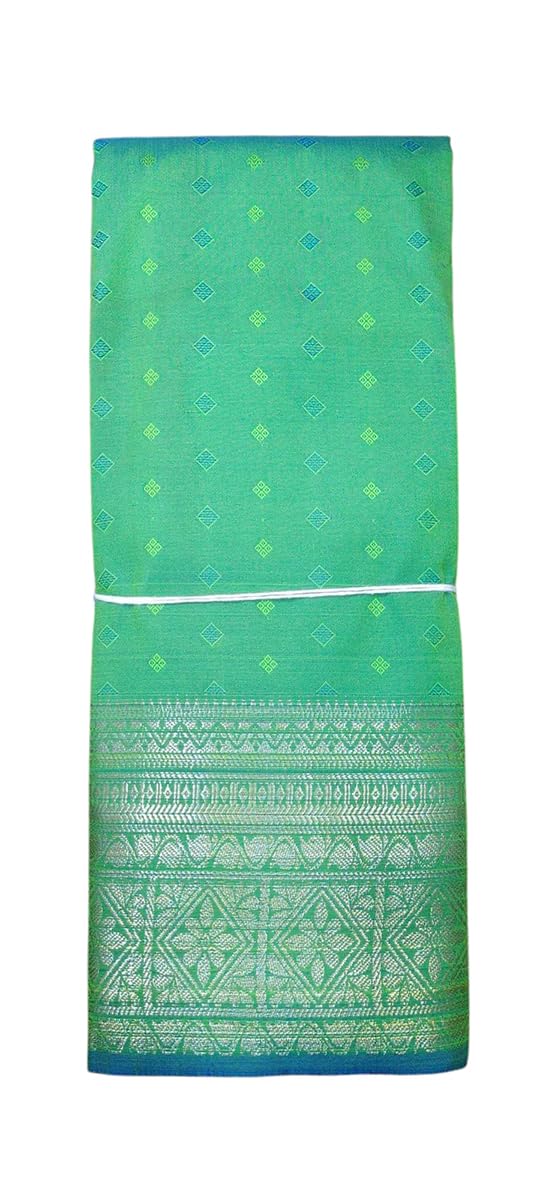 VFCollections Women's Kanchipuram Silk Pure Pattu Sarees With Blouse (VFC319-6)