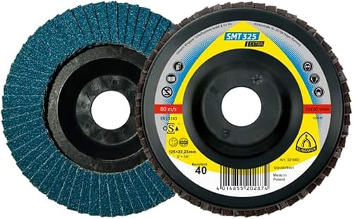 Klingspor 351277 SMT 325 Lot de 10 disques abrasifs pour acier inoxydable, acier