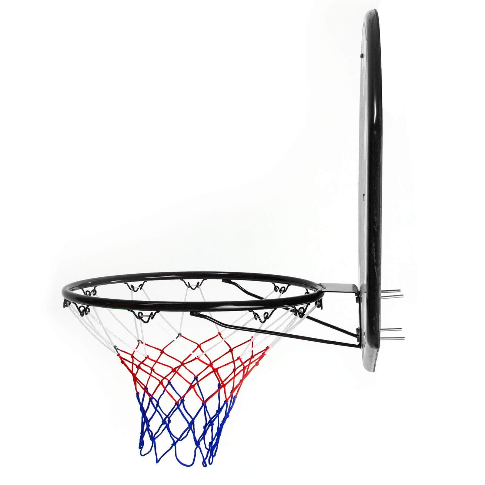 DEMA Basketballkorb mit Brett, Ring und Netz – Komplett Set für Outdoor & Indoor, verstellbare Höhe
