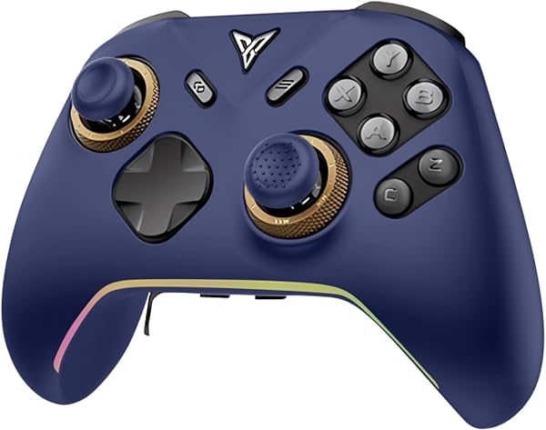 Funda Protectora de Silicona para Control de Juego Flydigi Vader 5Pro, Suave, a Prueba de Golpes, Anticaídas y Antirrayas, Cubierta de Agarre y Carcasa Protectora (Azul Medianoche)