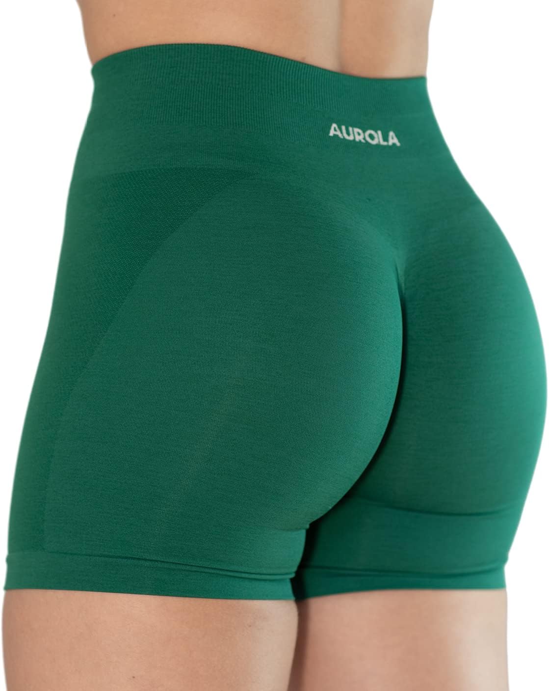 AUROLAIntensify V2.0 Women's Workout Shorts Athletic Running Shorts, Seamless High Waist Gym Yoga Shorts