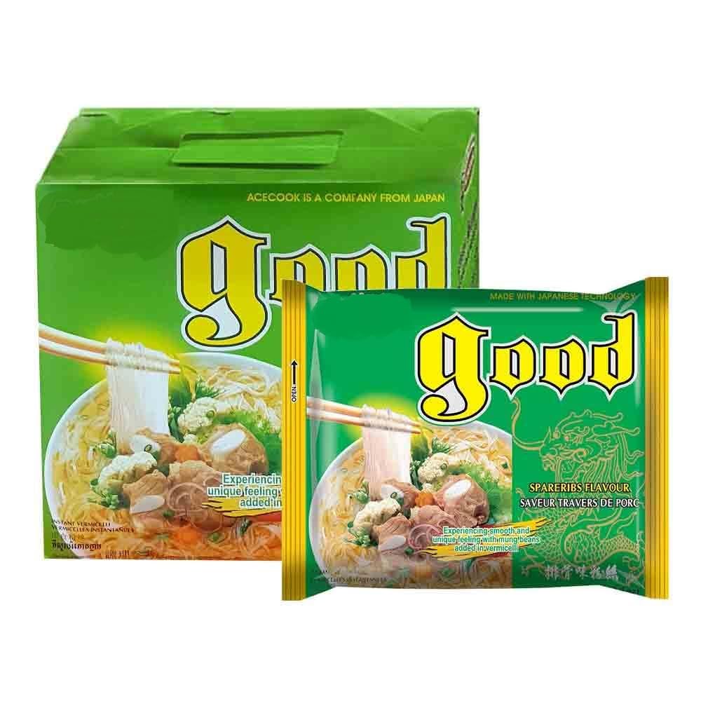 Asia Style Instant Noodles (COMBO, ACECOOK SPRREIBS CLEAR NOODLES)