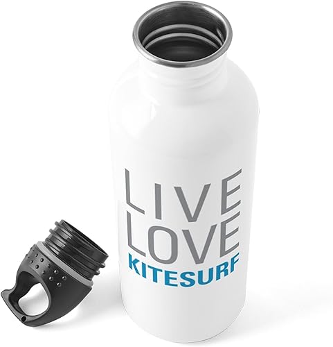 Miniatura 4 de CafePress Live Love Kitesurf Stainless Water Bottle 1 1.0L (34 oz) Stainless Steel Water Bottle