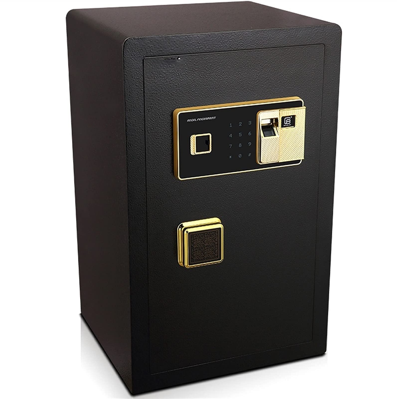 Strongbox - Caja fuerte ignífuga impermeable para el hogar, seguridad digital, huellas dactilares, biométrica, caja de seguridad para pared, caja fuerte para efectivo, estilo de pared con