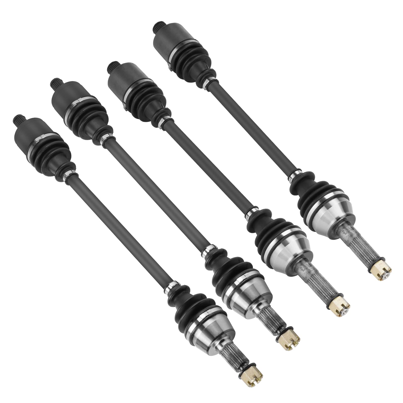 CV Axle 2 Front &amp; 2 Rear Full Set for Polaris 2013-2018 Ranger 900 XP/Crew, 2017-2018 Ranger Crew XP 1000, 2015 Ranger 570 Full Size, Drive Half Shaft Assembly Replaces for 1332637 1332947