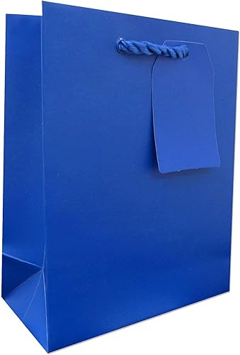 Miniatura 4 de JILLSON & ROBERTS Bolsas de regalo Hanukkah con tejido a juego, suministros de envoltura de regalo plateadoororealblanco, pequeñas, 6 unidades