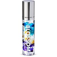 Vista 25 de Blossom Brillo de Labios Roll-on, Aceite de Labios Hidratante Transparente de Alto Brillo con Aroma Gourmet, No Pegajoso, Infundido con Flores