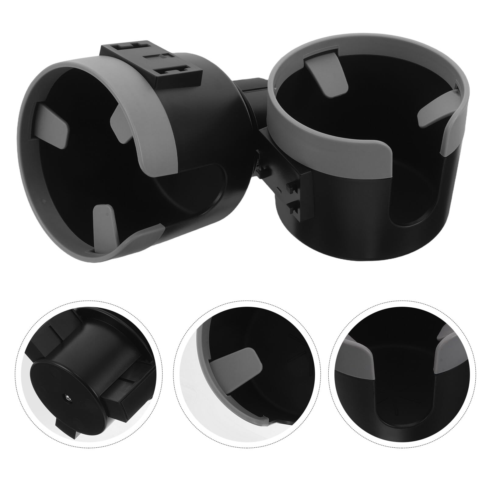 Espansore Portabicchieri Auto Doppio in Materiale Resistente Organizer Bevande e Oggetti per Consolle Centrale Veicoli Supporto per Bicchieri Truck Suv e Rv Accesso Facile e