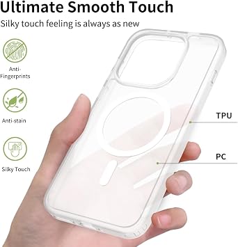 Oneplus 15用ケース、スクリーンプロテクター、Oneplus 15フォンケース、ソフトTPUミリタリーグレードヘビーデューティーケース、Oneplus15用耐衝撃頑丈な保護カバークリア