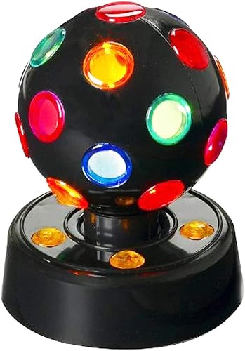 Bola de discoteca giratoria, fiesta de discoteca giratoria para decoración de fiestas del hogar y escuela, reuniones y eventos