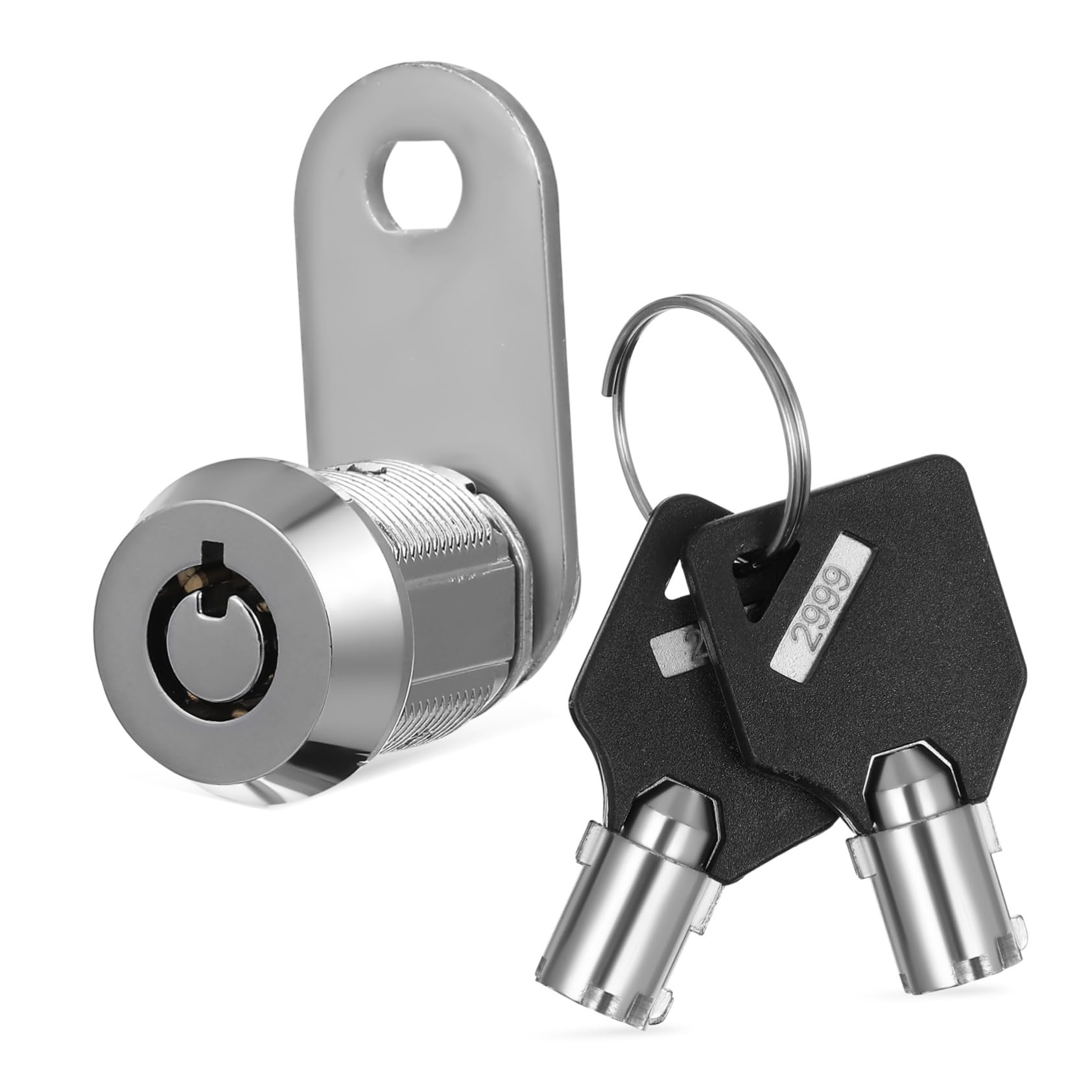 NUOBESTY 5 Pezzi Cerradura per Cassettiera e Scatola Serratura Sicurezza con Chiavi per Armadietti Macchine Altri