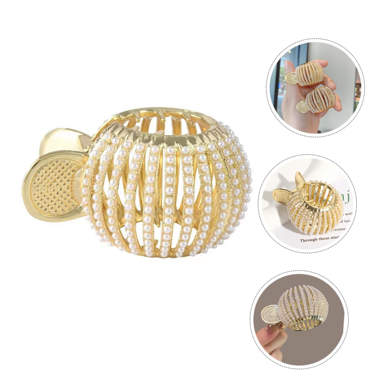 Didiseaon 5pezzi Fermaglio Per Decorativo Clip Per Ponytail Accessorio Per Cerimonie e Speciali Per Matrimonio e