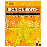 Stella Bubble Witch DIY Cosplay Guide 12 Yellow Iron-On Star Patches