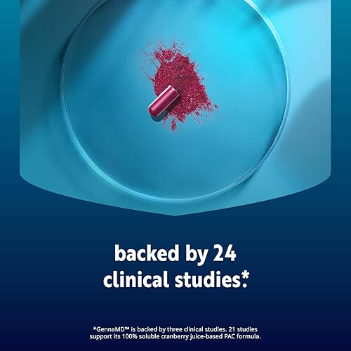 Miniatura 7 de Solv Wellness GennaMD - Máxima defensa de la infección urinaria - 36 mg de PAC soluble de extracto de jugo de arándano 100% - La concentración más