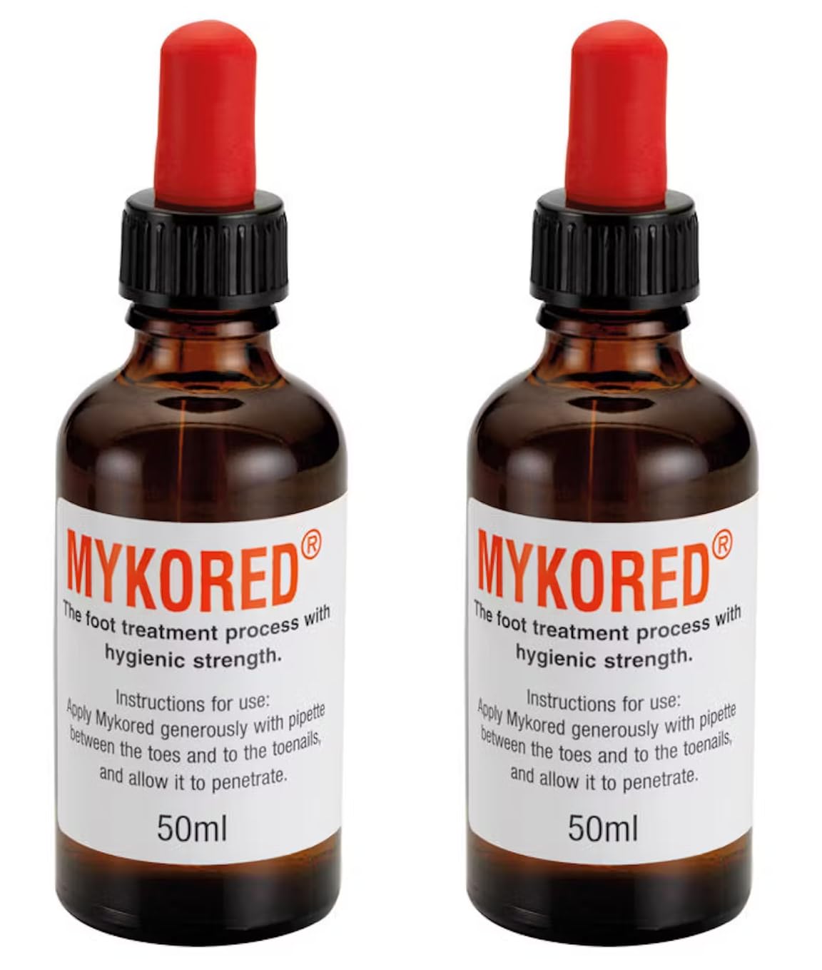 2x Mykored Nail Tincture Athlete's Foot Verrucae Fungal 50ml Ideal For, nail fungal treatment, antifungal nail treatment, mykored nail fungal treatmen
