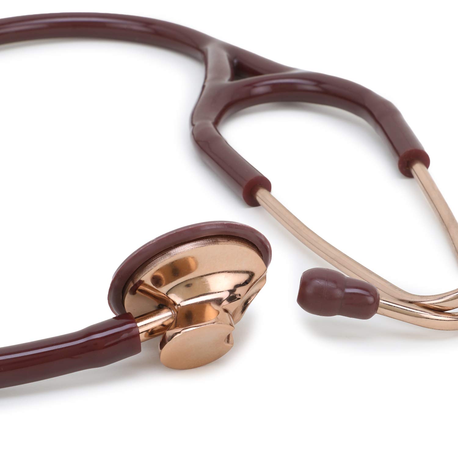RCSP Cardiology stethoscope for docotor 's and medical student Rose Gold Color Single Head Brass (CHOCOLATE) 3