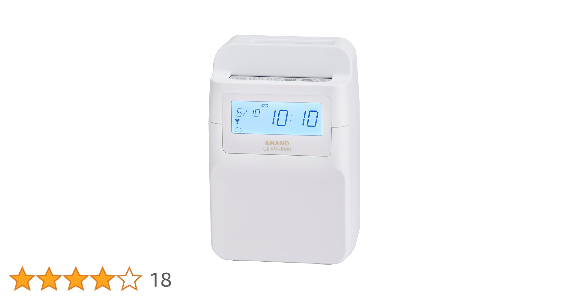 B552★未使用 AMANO MXー1000 タイムレコーダー 送料無料 保証付 MX-1000｜コネクテッドタイムレコーダー（時間集計タイプ