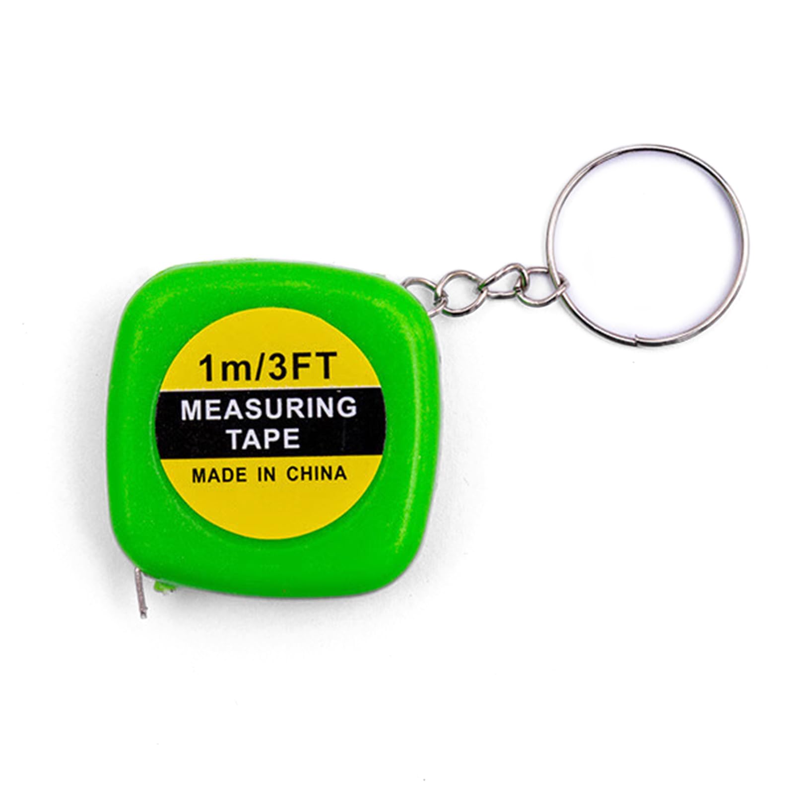 Osniyaw Green Pocket Tape Measure Double Scale 1M Portable Lightweight Home Travel Measuring Tool With Automatic Retractable Mechanism
