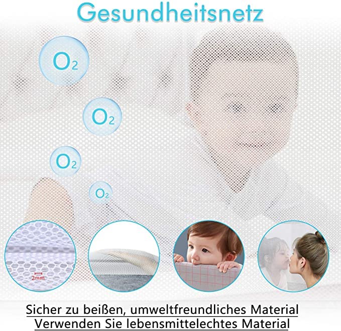 Griglia Di Sicurezza Anticaduta Per Lettino - 150 Cm Regolabile - Foto 7