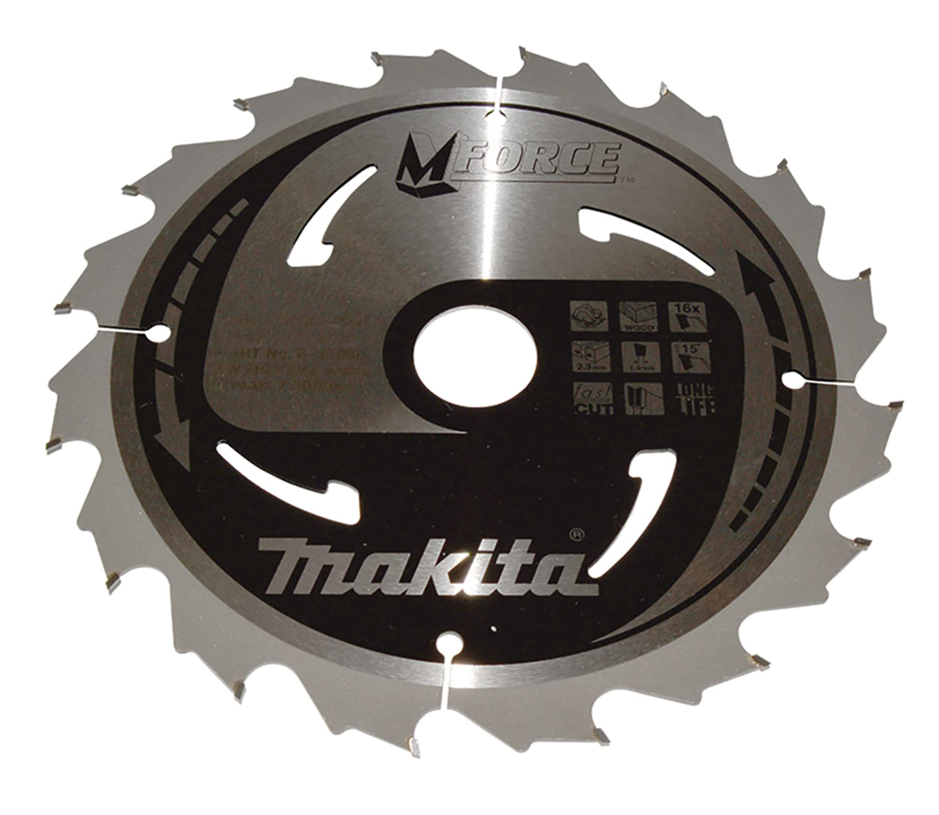 Makita Silver B-31980 Mforce Saw Blade 210X30x16t