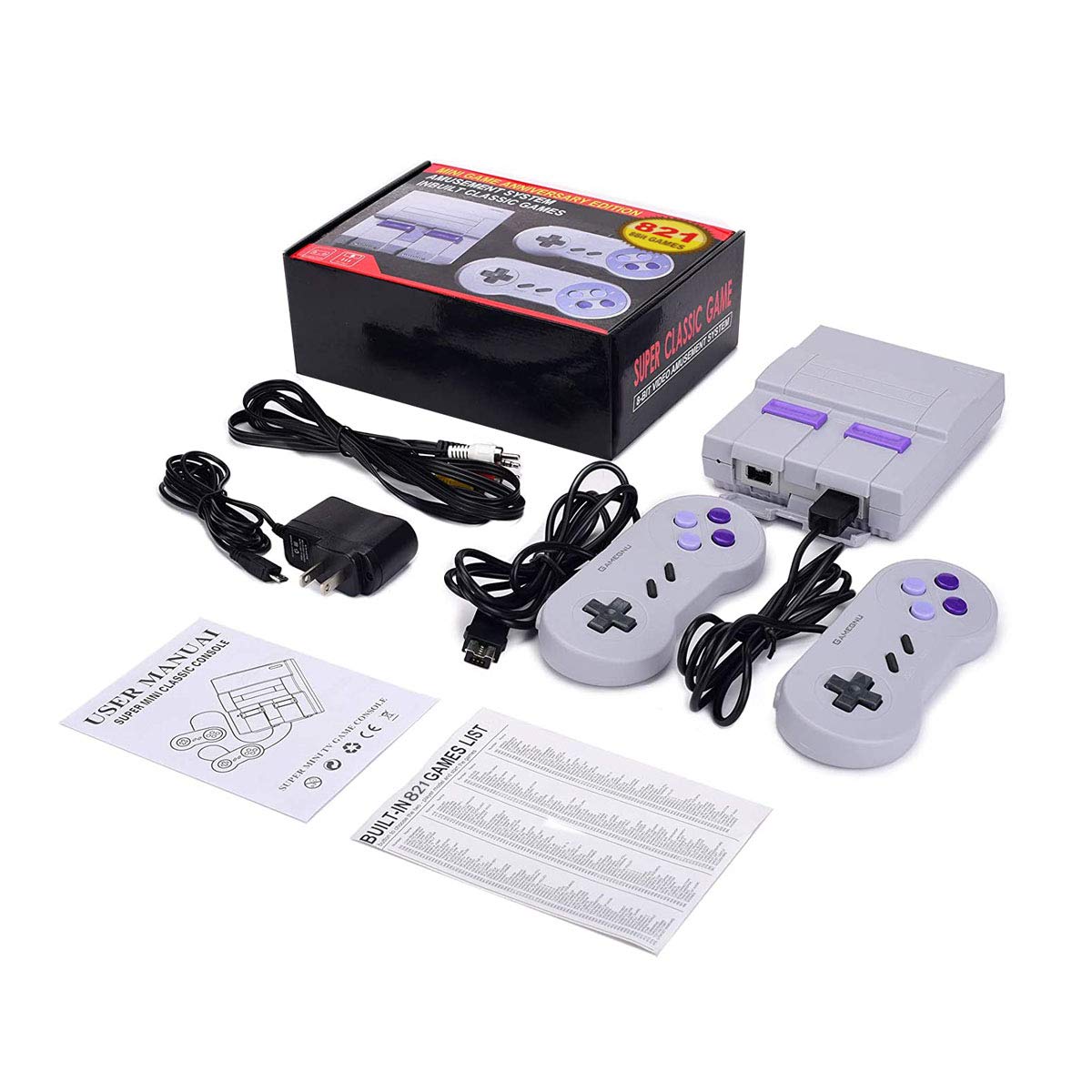 Buy Oriflame Classic Game Console Built-in 821 Game in TF Card, with 2  Joysticks, Video Game Console, Handheld Game Player Console for Family TV  HDMI HD us35 Online at desertcartINDIA