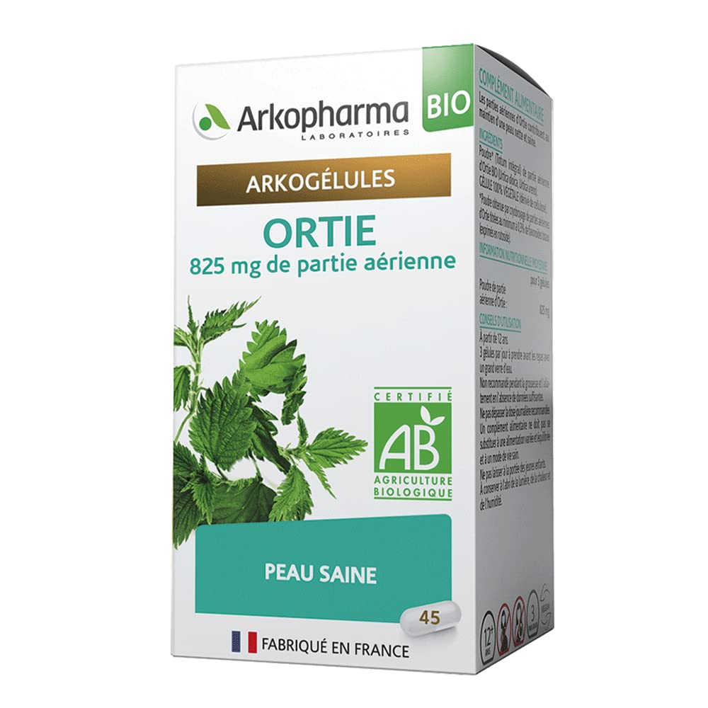 Arkopharma Arkogélules Ortie Peau Saine Bio 45 gélules