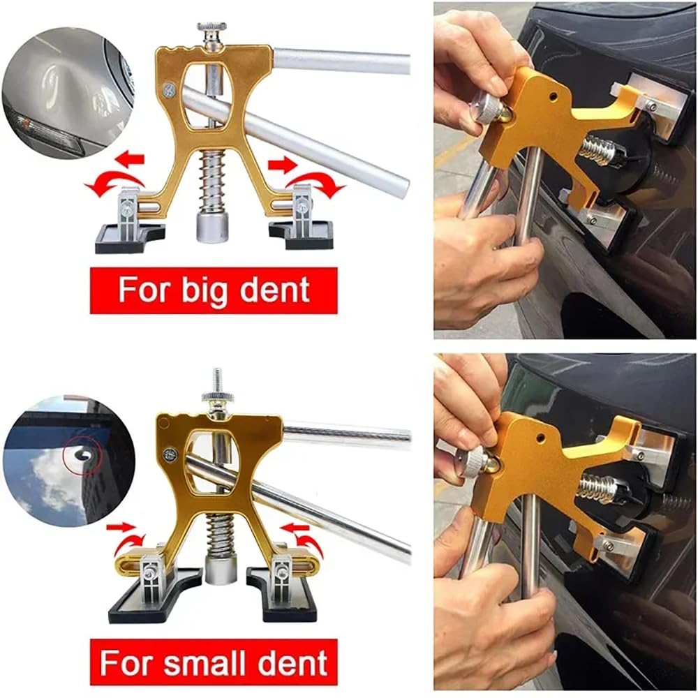 Tirabolli Per Carrozzeria,Levabolli Carrozzeria,Tira bolli Da Carrozzeria,77PCS Strumenti di Riparazione Ammaccature Senza Vernice Auto per Riparazione di Danni Alla Rimozione di Ammaccature