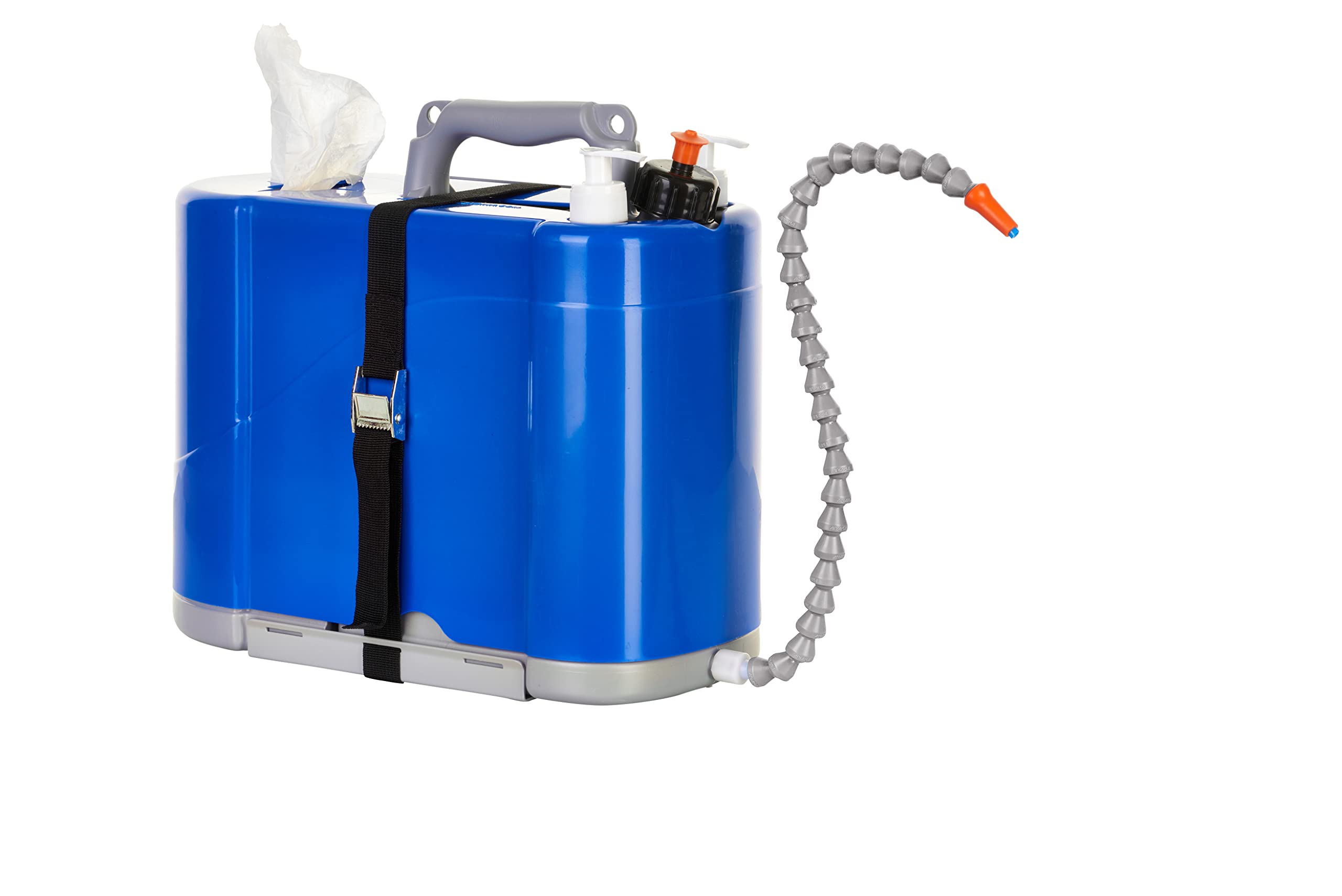 Lave Mains Mobile ShoulderSink Bleu avec Support de Fixation