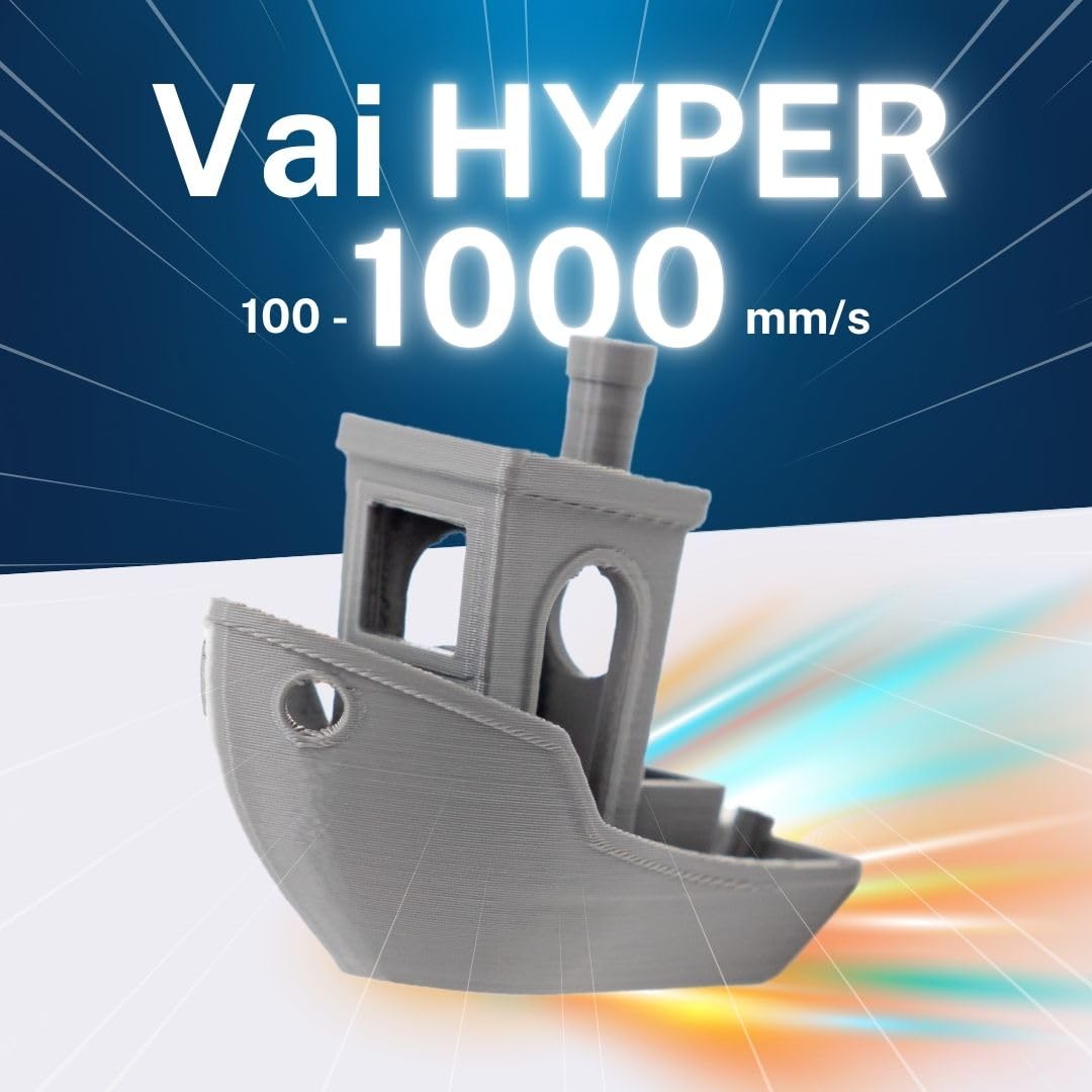 Filamento di Ricarica AzureFilm PETG Hyper Speed da 10 kg, 1,75 mm – Senza Bobina – 1kg/ricarica – Per Stampa 3D ad Alta Velocità – Resistente, Durevole, Anti-umidità (MIX)