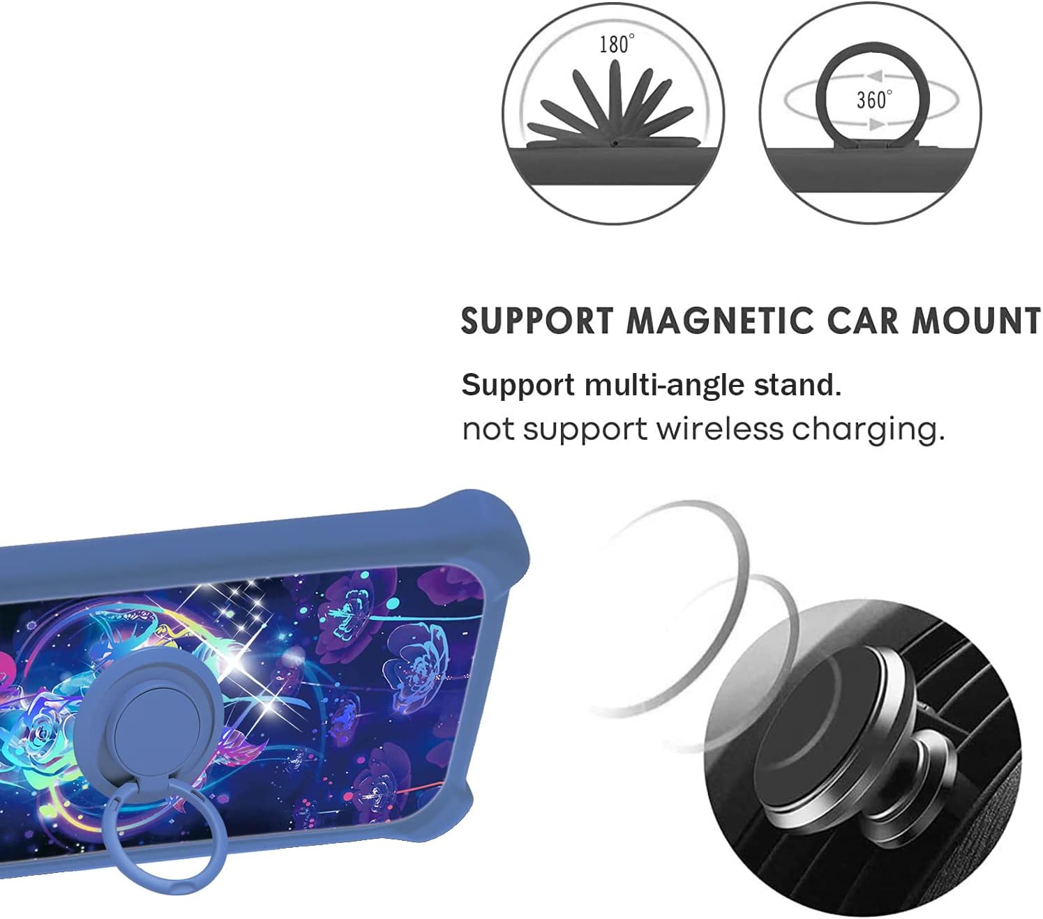 Case for Peaq PSP 400 Case Compatible with Peaq PSP 400 Phone Case Cover [with Tempered Glass Screen Protector][PC + TPU 2 in 1] IMDL-LMG