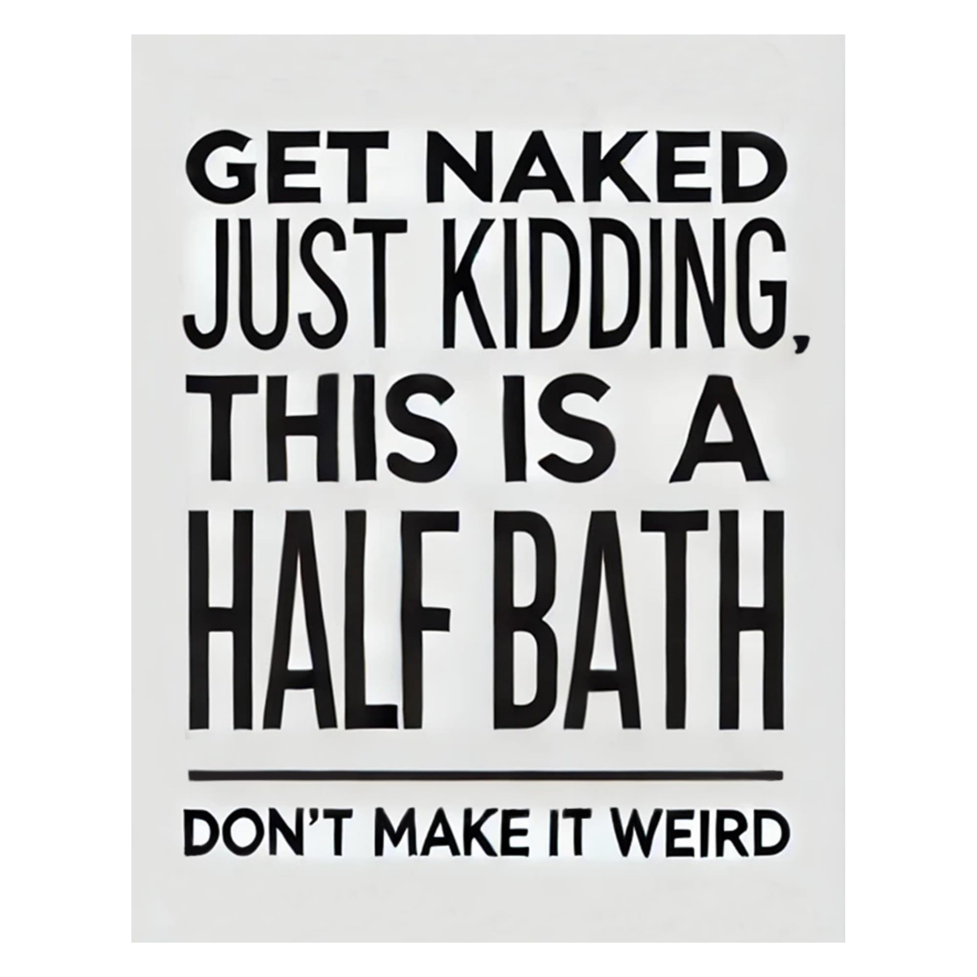 InkFlow Funny Get Naked Poster - Retro Joke Print ...