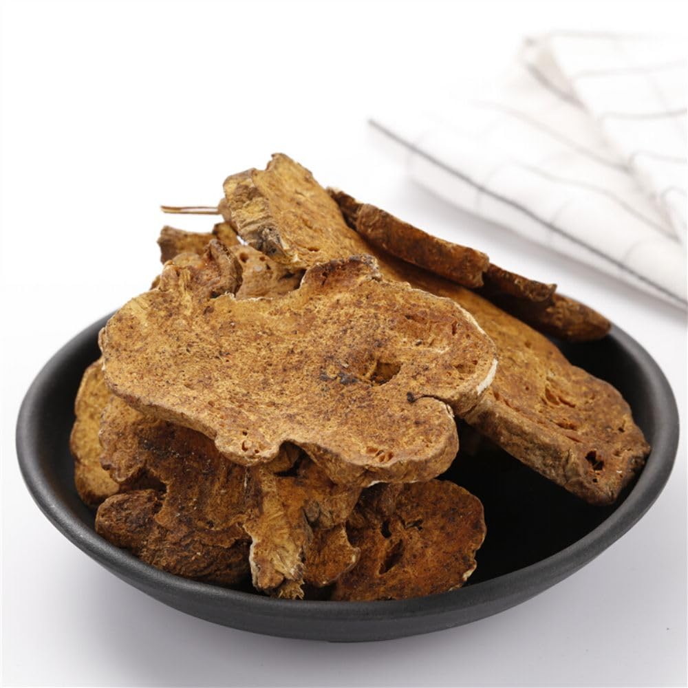 Sweet Post Atractylodes Bai Zhu 白术 - Premium Chinese Dried Herbs - Atractylodes Rhizome Tea - Cut Slices Bai Zhu - Natural Herbal Tea 炒白术 16 OZ - Image 4